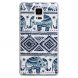 Силиконовая накладка Deexe Tribal Pattern для Samsung Galaxy Note 4 (N910) - Elephant Pattern (GN4-4416B). Фото 1 з 4