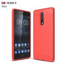 Захисний чохол UniCase Carbon для Nokia 8 - Red: фото 1 з 11