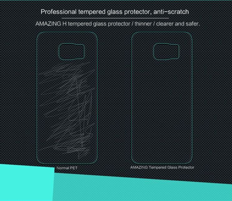 Защитное стекло NILLKIN Back Cover на заднюю панель для Samsung Galaxy S6 edge+ (G928): фото 4 из 9