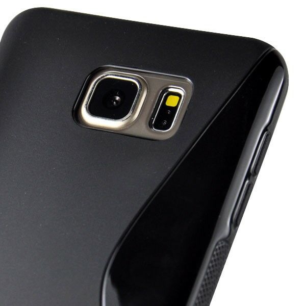 Силиконовая накладка Deexe S Line для Samsung Galaxy Note 5 (N920) - Black: фото 5 из 7
