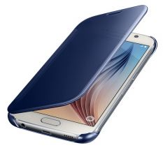 Чехол Clear View Cover для Samsung Galaxy S6 (G920) EF-ZG920 - Black: фото 1 из 9
