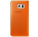 Чехол S View Cover для Samsung S6 (G920) EF-CG920PBEGWW - Orange (S6-2410O). Фото 2 из 3
