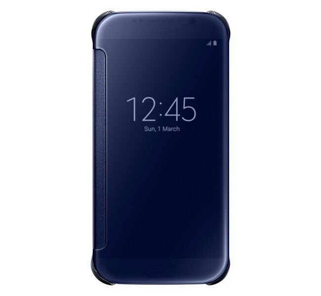 Чехол Clear View Cover для Samsung Galaxy S6 (G920) EF-ZG920 - Black: фото 2 из 9