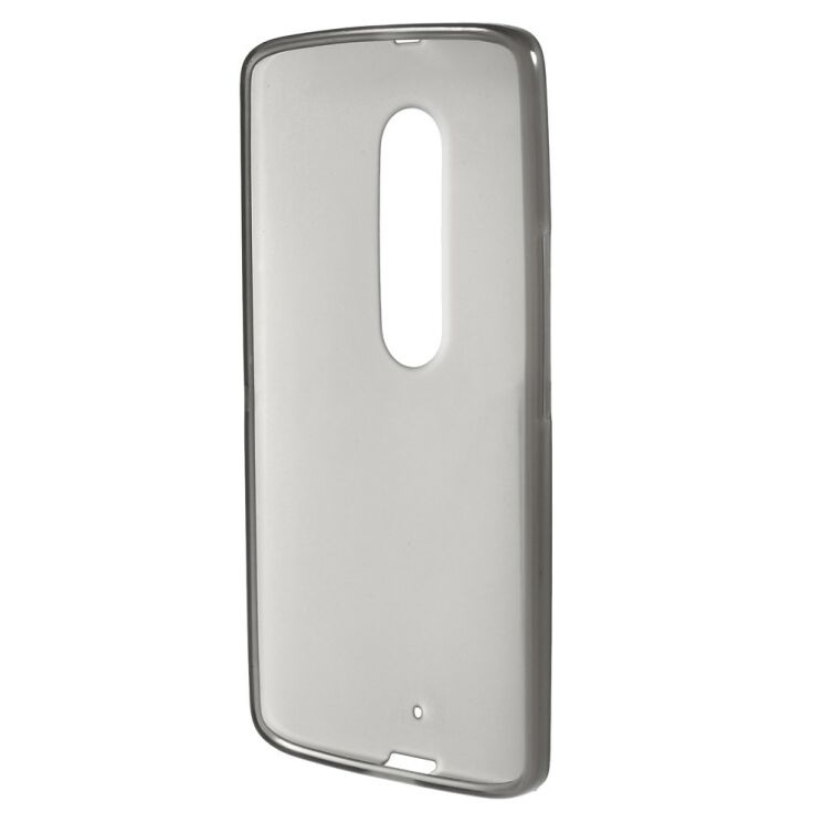 Силиконовая накладка Deexe Soft Case для Motorola Moto X Play - Gray: фото 2 из 6