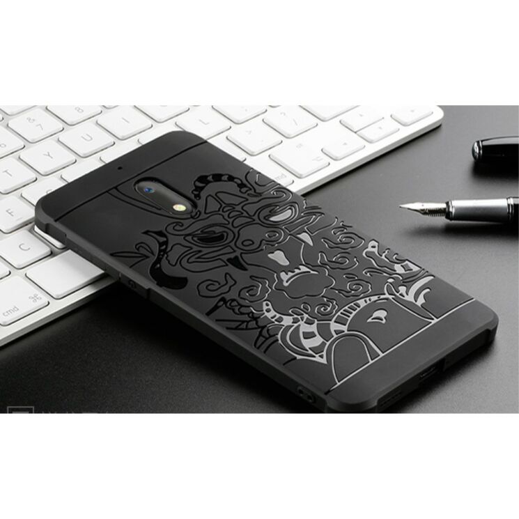Захисний чохол UniCase Dragon Style для Nokia 5 - Black: фото 2 з 2