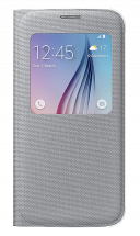 Чохол S View Cover (Textile) для Samsung S6 (G920) EF-CG920 - Silver: фото 1 з 7