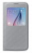 Чохол S View Cover (Textile) для Samsung S6 (G920) EF-CG920 - Silver (S6-2414S). Фото 1 з 7