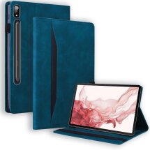 Чохол Deexe Business Style для Samsung Galaxy Tab S9 Plus (X810/816) - Blue: фото 1 з 8