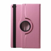 Чехол Deexe Rotation для Huawei MediaPad M5 Lite 10 - Pink: фото 1 из 6
