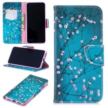Чохол-книжка Deexe Color Wallet для Xiaomi Redmi Note 7 / Redmi Note 7 Pro - Tree with Flowers: фото 1 з 9