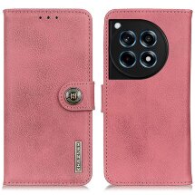 Чехол-книжка KHAZNEH Wallet Cover для OnePlus 12R / Ace 3 - Pink: фото 1 из 9