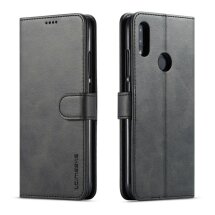 Чехол LC.IMEEKE Wallet Case для Xiaomi Redmi Note 7 / Note 7 Pro - Black: фото 1 из 5