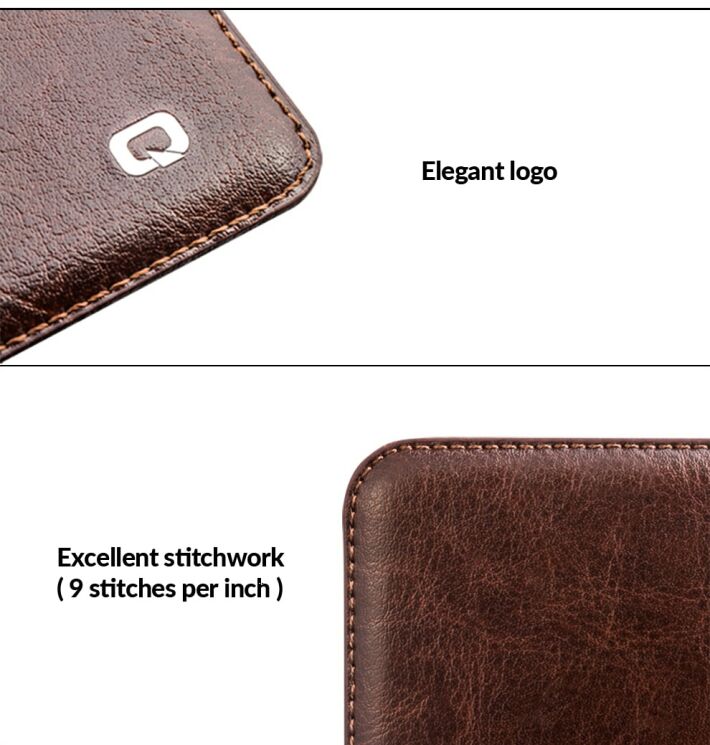 Кожаный чехол QIALINO Classic Case для Samsung Galaxy S7 (G930) - Brown: фото 6 из 7