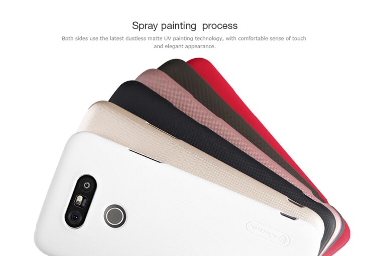 Пластиковый чехол NILLKIN Frosted Shield для LG G5 - Red: фото 11 из 15