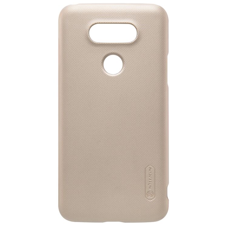 Пластиковый чехол NILLKIN Frosted Shield для LG G5 - Gold: фото 6 из 15