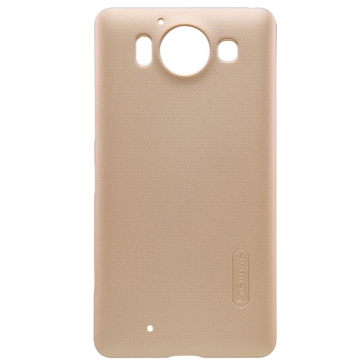 Пластиковий чохол NILLKIN Frosted Shield для Microsoft Lumia 950 - Gold: фото 4 з 17