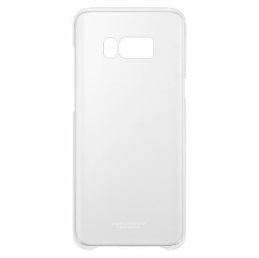 Пластиковый чехол Clear Cover для Samsung Galaxy S8 Plus (G955) EF-QG955CSEGRU - Silver: фото 3 из 5