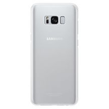 Пластиковый чехол Clear Cover для Samsung Galaxy S8 Plus (G955) EF-QG955CSEGRU - Silver: фото 1 из 5