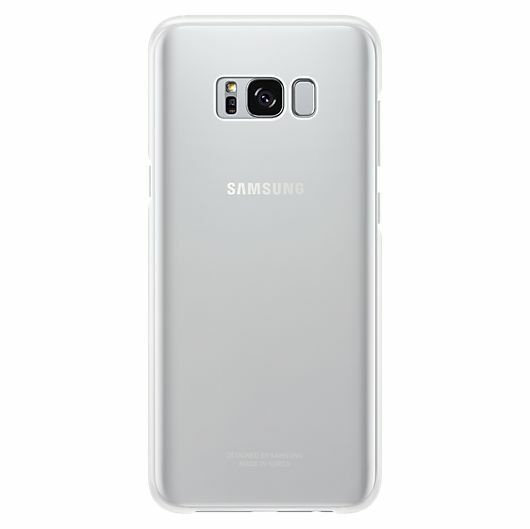 Пластиковый чехол Clear Cover для Samsung Galaxy S8 Plus (G955) EF-QG955CSEGRU - Silver: фото 1 из 5