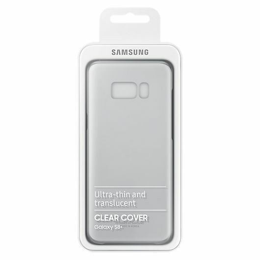 Пластиковый чехол Clear Cover для Samsung Galaxy S8 Plus (G955) EF-QG955CSEGRU - Silver: фото 5 из 5