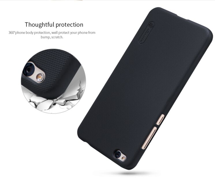 Пластиковый чехол NILLKIN Frosted Shield для Xiaomi Mi5c - Black: фото 14 из 14