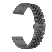 Ремешок Deexe Stainless Steel Strap для часов с шириной крепления 22 мм - Black: фото 1 из 3