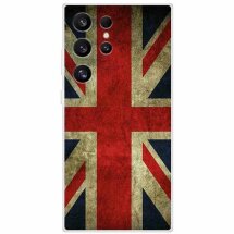 Силиконовый (TPU) чехол Deexe Life Style для Samsung Galaxy S24 Ultra (S928) - UK Flag: фото 1 из 3