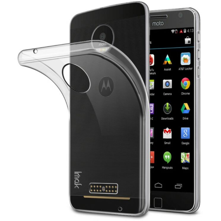 Силиконовый (TPU) чехол IMAK Stealth для Motorola Moto Z Play: фото 2 из 9