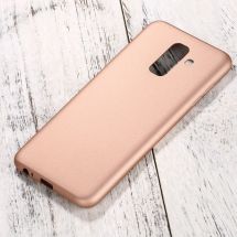 Силиконовый (TPU) чехол X-LEVEL Matte для Samsung Galaxy A6+ 2018 (A605) - Gold: фото 1 из 4