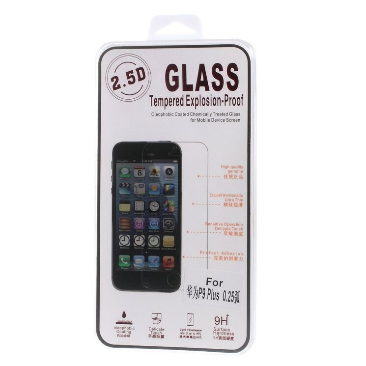 Захисне скло Deexe Tempered Glass для Huawei P9 Plus: фото 4 з 4