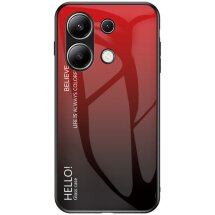 Захисний чохол Deexe Gradient Color для Xiaomi Redmi Note 13 - Red / Black: фото 1 з 7