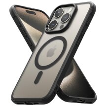 Захисний чохол RINGKE Fusion Bold MagSafe для Apple iPhone 15 Pro - Matte Black: фото 1 з 9