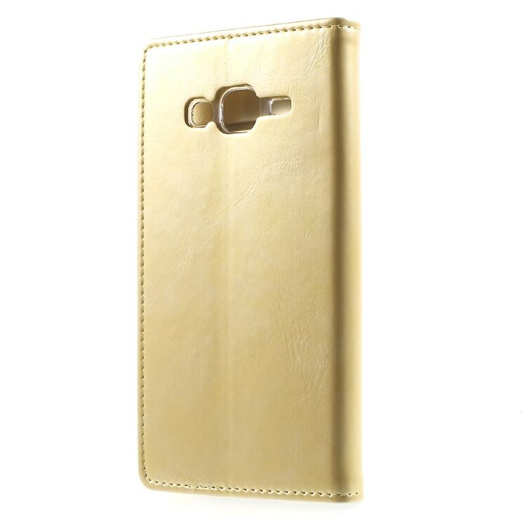 Чохол MERCURY Classic Flip для Samsung Galaxy J5 (J500) - Gold: фото 2 з 10