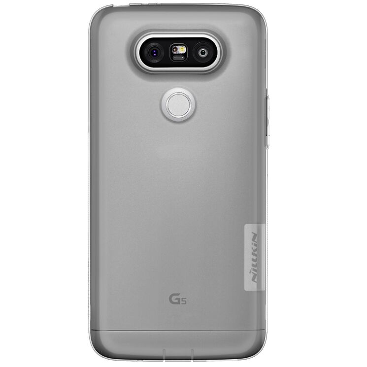 Силиконовый чехол NILLKIN Nature для LG G5 - Gray: фото 6 из 17