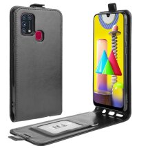Чехол Deexe Flip Case для Samsung Galaxy M31 (M315) - Black: фото 1 из 12