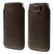 Чехол-карман Deexe Handy Pouch L для смартфонов шириной до 78мм - Brown (981015Z). Фото 1 из 6