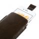 Чехол-карман Deexe Handy Pouch L для смартфонов шириной до 78мм - Brown (981015Z). Фото 4 из 6