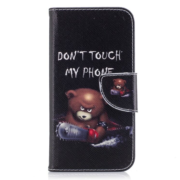 Чехол-книжка UniCase Color Wallet для Samsung Galaxy J7 2017 (J730) - Don't Touch My Phone: фото 2 из 8