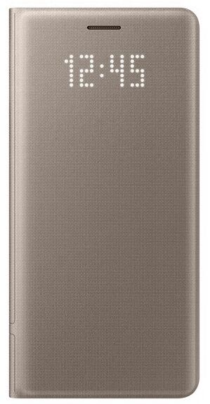 Чехол LED View Cover для Samsung Galaxy Note 7 EF-NN930PFEGRU - Gold: фото 2 из 7
