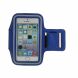 Чохол на руку Deexe Running Sports для смартфонів шириною до 77мм - Dark Blue (981116DB). Фото 2 з 8