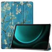 Чохол Deexe Life Style для Samsung Galaxy Tab S9 FE Plus (X610/616) - Apricot Blossom: фото 1 з 9