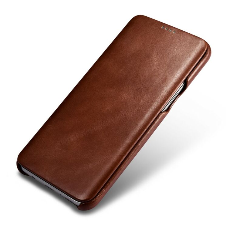 Кожаный чехол ICARER Slim Flip для Samsung Galaxy S8 (G950) - Brown: фото 10 з 15