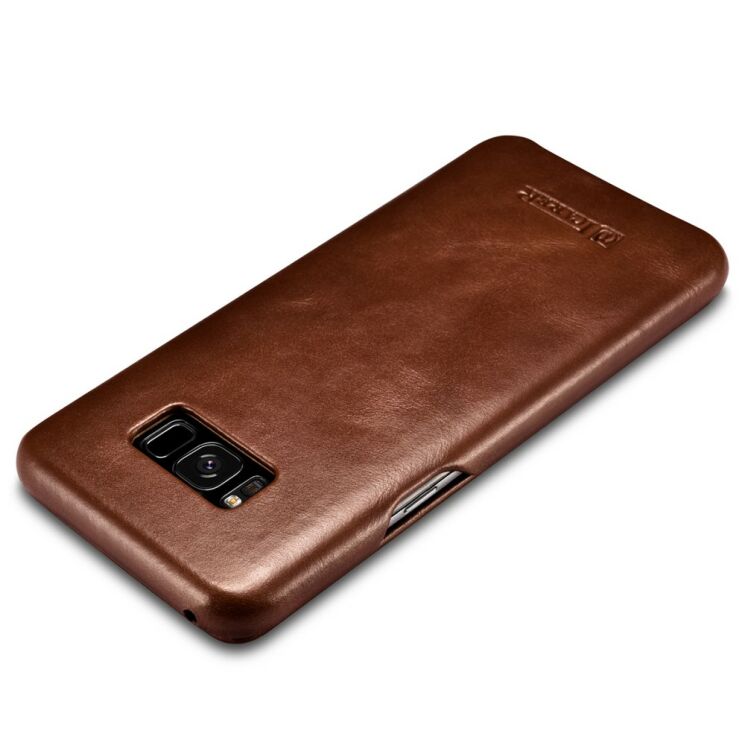 Кожаный чехол ICARER Slim Flip для Samsung Galaxy S8 (G950) - Brown: фото 8 з 15