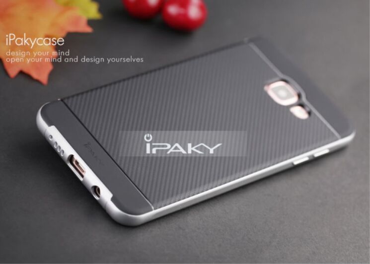 Накладка IPAKY Hybrid Cover для Samsung Galaxy A5 (2016) - Silver: фото 6 из 6