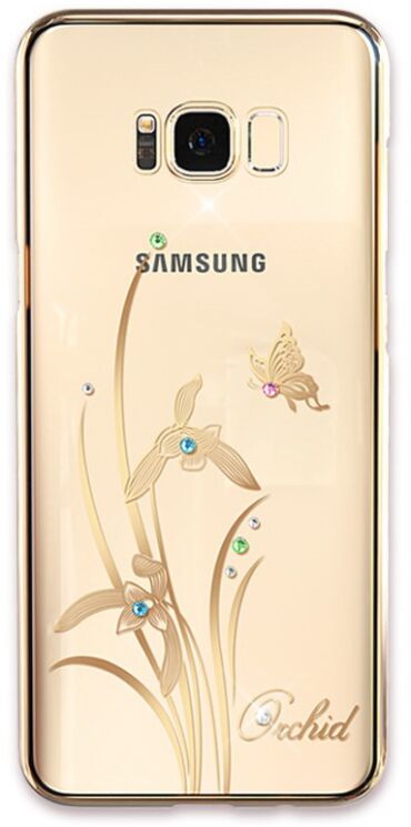 Пластиковый чехол KINGXBAR Diamond Series для Samsung Galaxy S8 (G950) - Butterfly in Flowers: фото 1 из 6