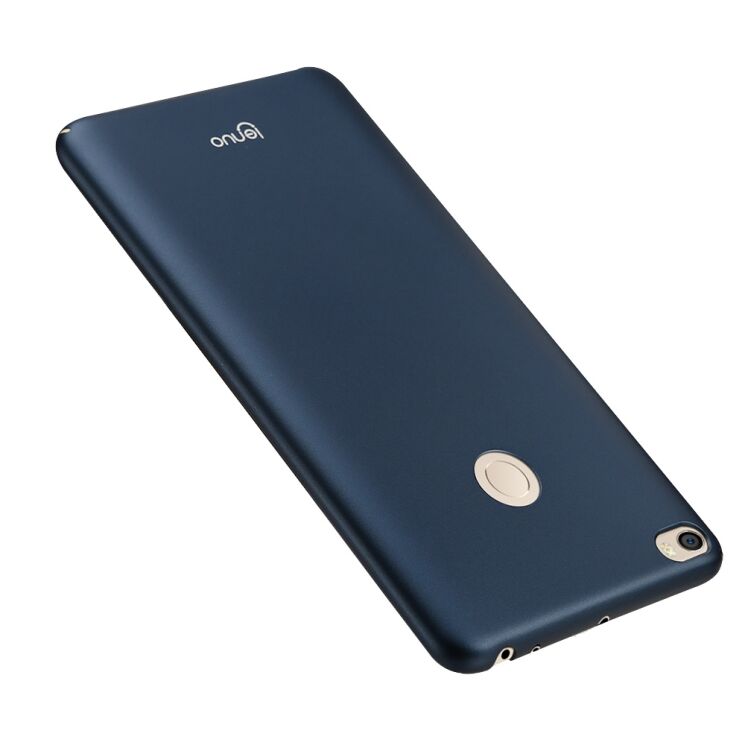 Пластиковый чехол LENUO Silky Touch для Xiaomi Mi Max 2 - Blue: фото 4 из 10
