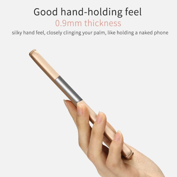 Пластиковый чехол LENUO Silky Touch для Xiaomi Redmi Note 4X - Black: фото 6 из 9