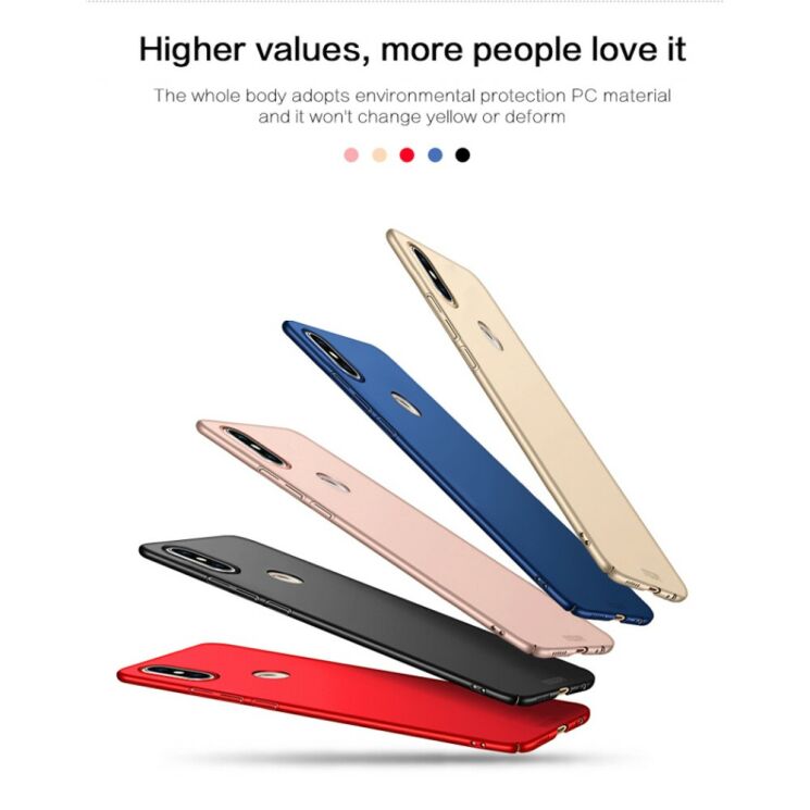 Пластиковий чохол MOFI Slim Shield для Xiaomi Redmi Note 5 / Note 5 Pro - Rose Gold: фото 3 з 4