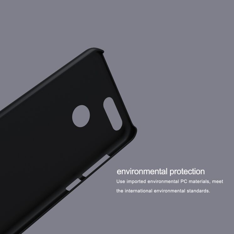 Пластиковый чехол NILLKIN Frosted Shield для Huawei Nova 2 - Black: фото 8 из 15