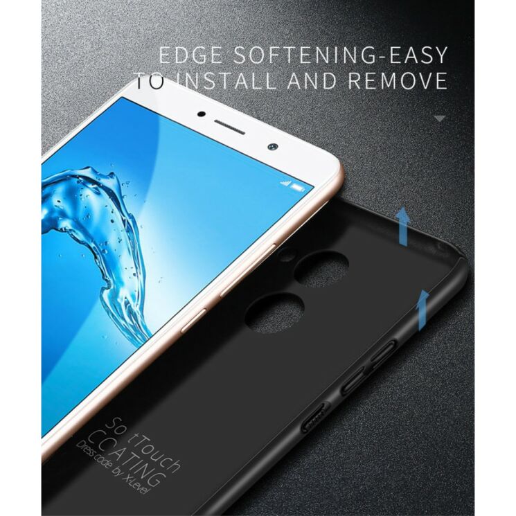 Пластиковий чохол X-LEVEL Slim для Huawei Y7 - Black: фото 8 з 13